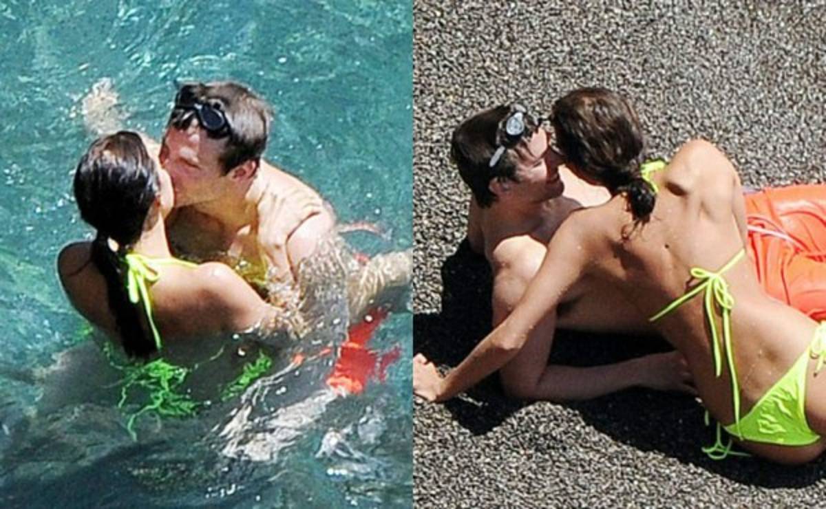 Entre rumores de embarazo, playas y besos, así es la vida de Irina Shayk lejos de Cristiano