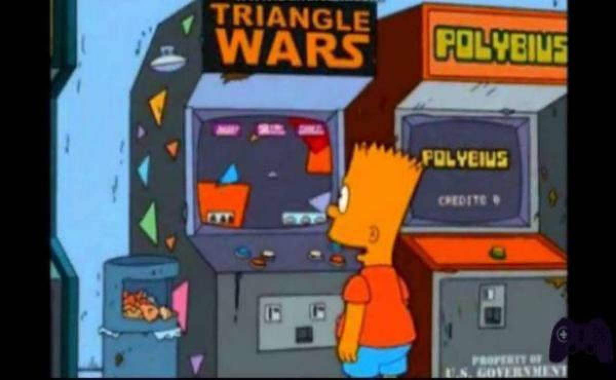 Incluso Los Simpson hicieron una referencia a la leyenda, colocando una máquina arcade de Polybius en uno de sus episodios.
