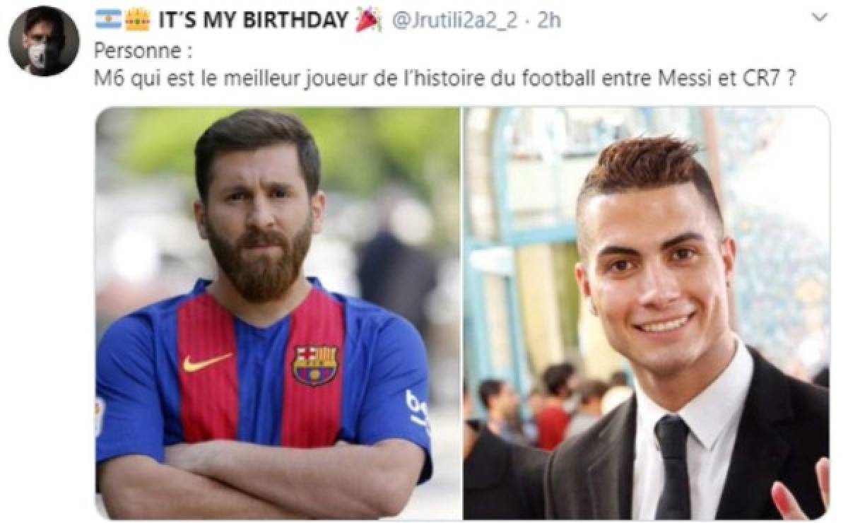 Noticiero de Francia confunde a Messi con su doble y las redes sociales se inundan de memes