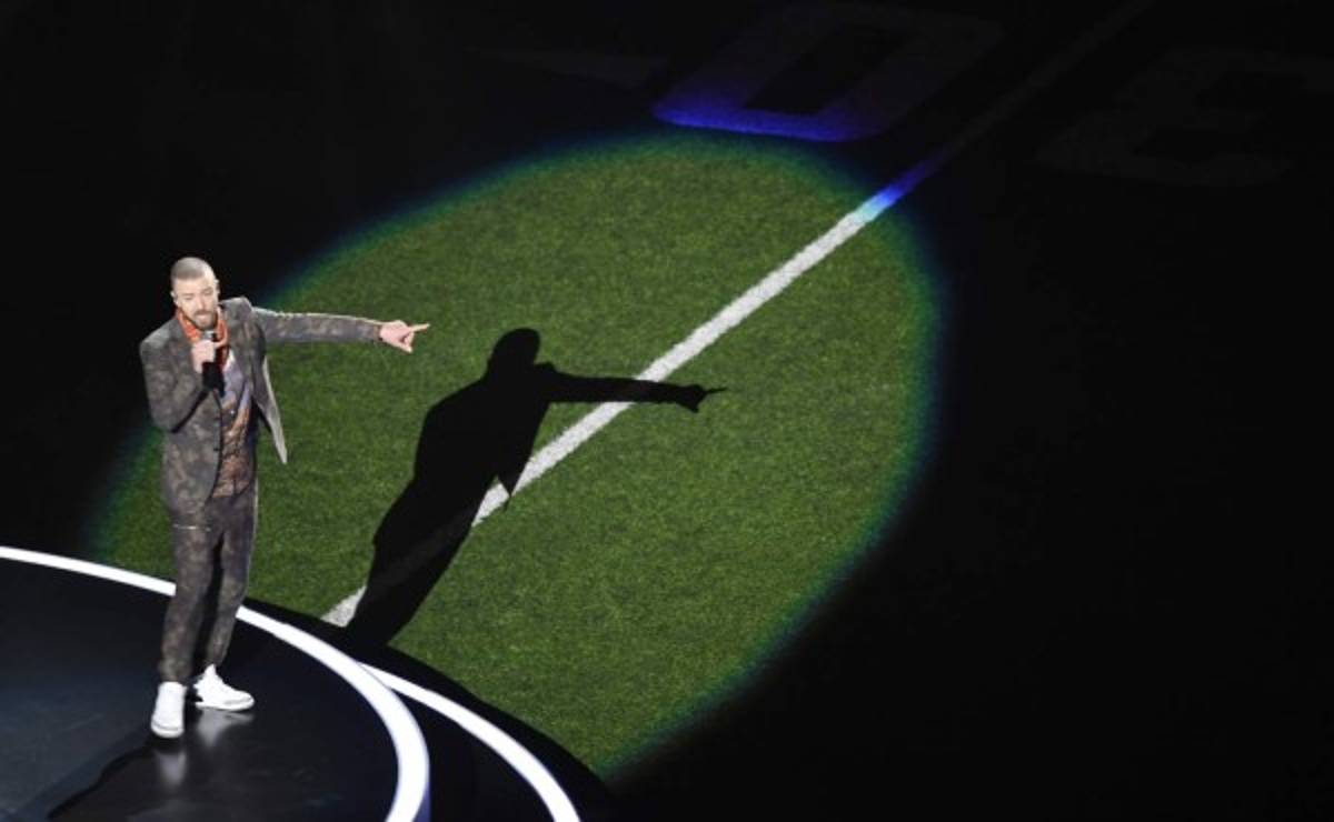 Las mejores imágenes del show de Justin Timberlake en el medio tiempo del Super Bowl