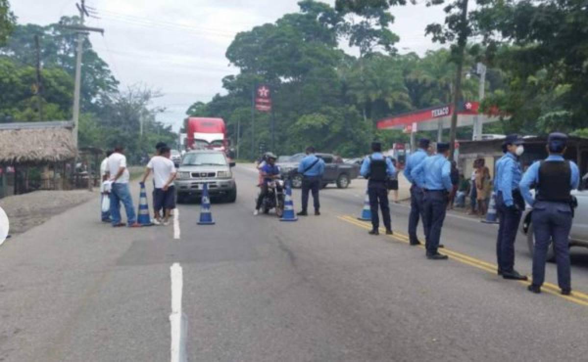 Desalojos y detenidos en fuertes operativos por las ciudades de Honduras durante toque de queda por coronavirus