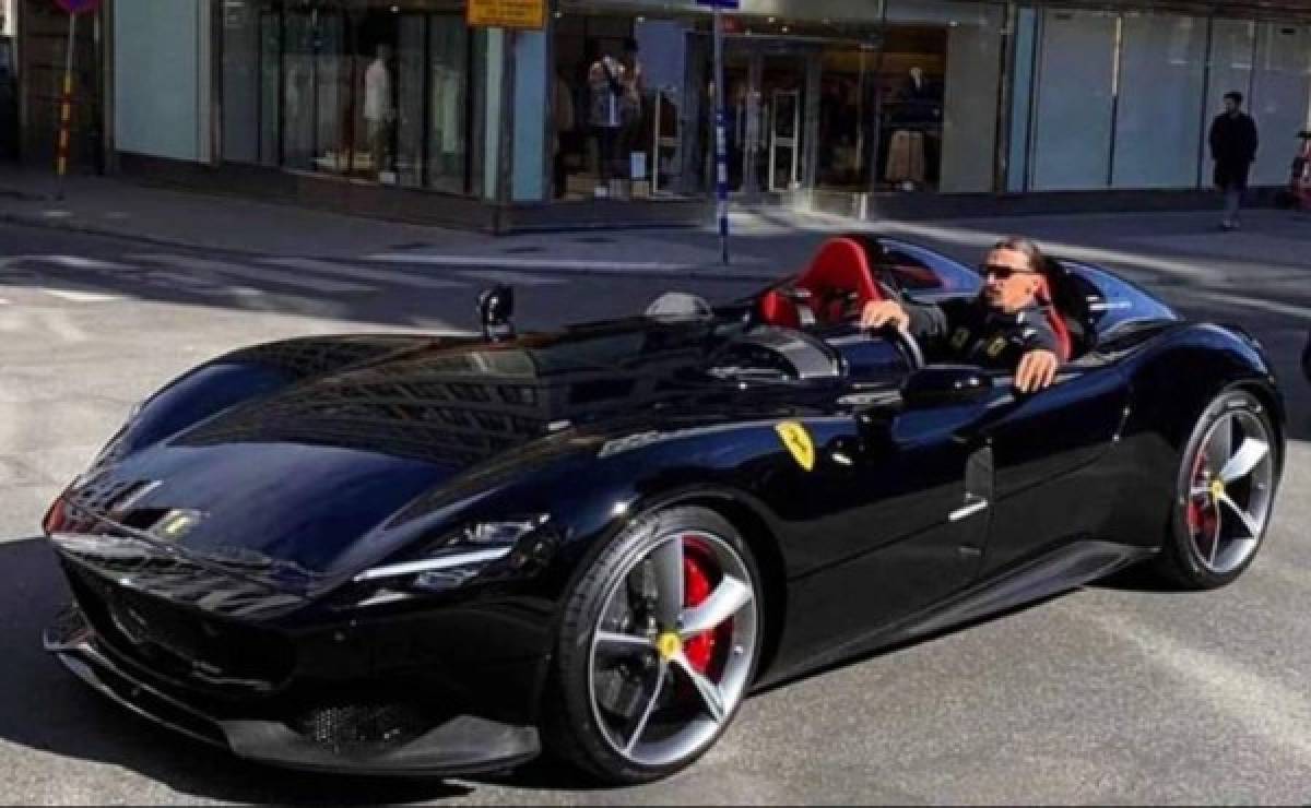 40 años y un imperio de carros: la millonaria colección de autos de Zlatan Ibrahimovic llena de Ferraris