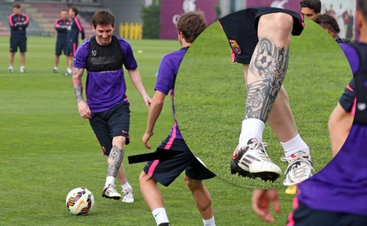 FOTOS: Todos los tatuajes del argentino Lionel Messi