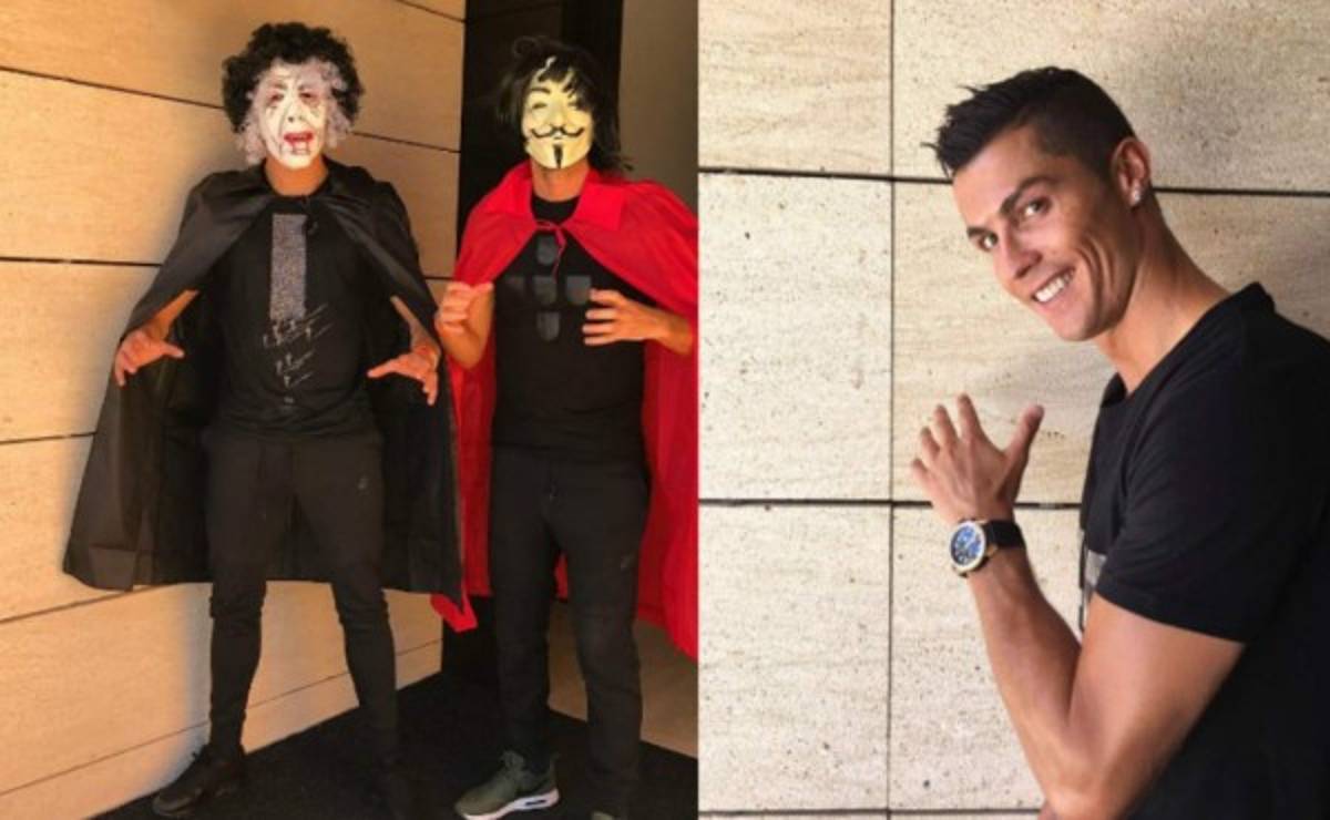 Cristiano Ronaldo y su temible disfraz para Halloween