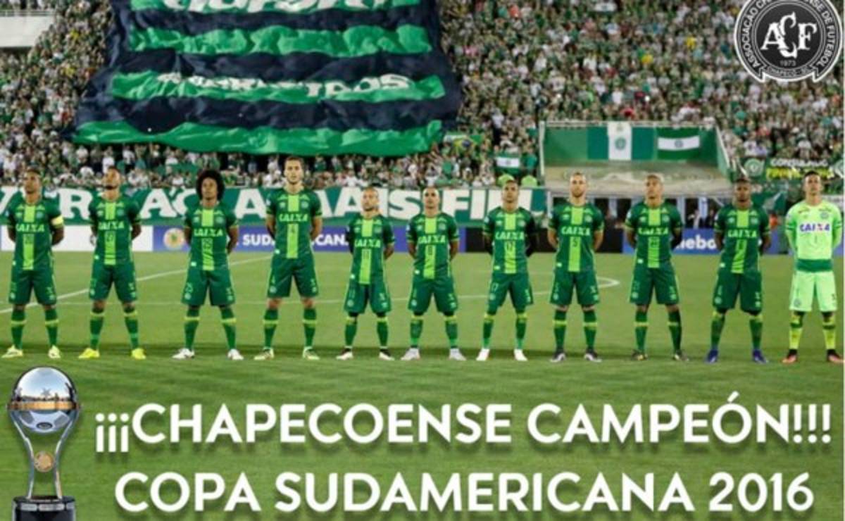 OFICIAL: Chapecoense, campeón de la Copa Sudamericana 2016