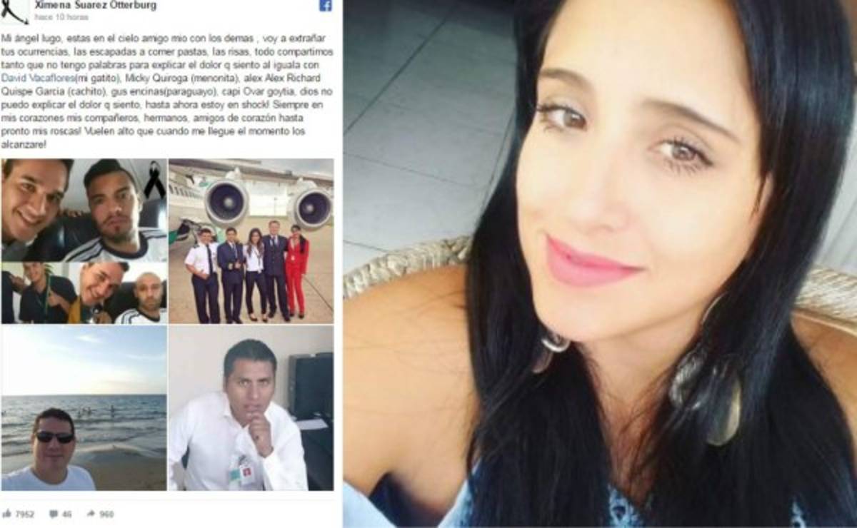 Triste despedida de la azafata en Facebook tras la tragedia del Chapecoense