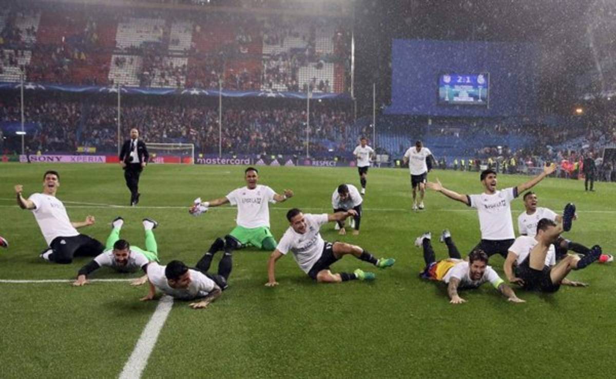 LO QUE NO SE VIO POR TV: Polémico festejo del Real Madrid en el Calderón
