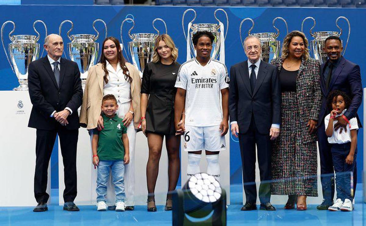 La emotiva presentación de Endrick en Real Madrid: la razón de sus lágrimas y así fue captada su hermosa novia