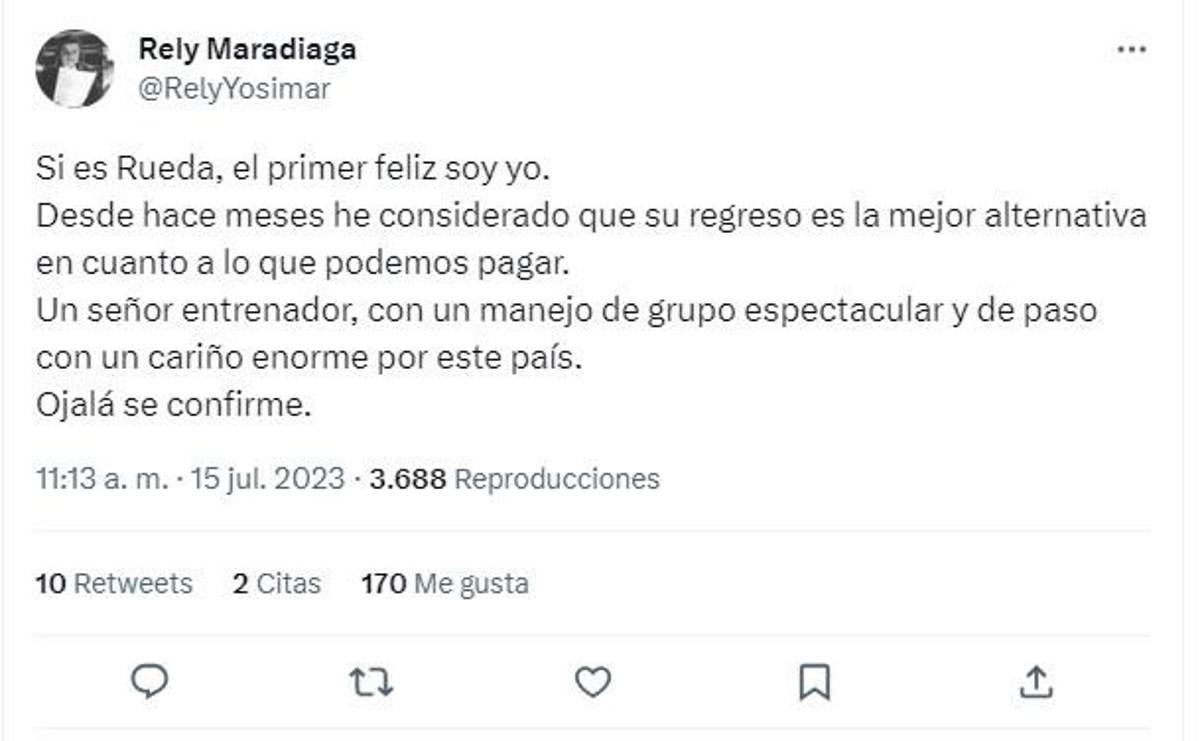 Lo que dice la prensa hondureña sobre la llegada de Reinaldo Rueda a la Selección Nacional: “Ojalá pueda unir al país”