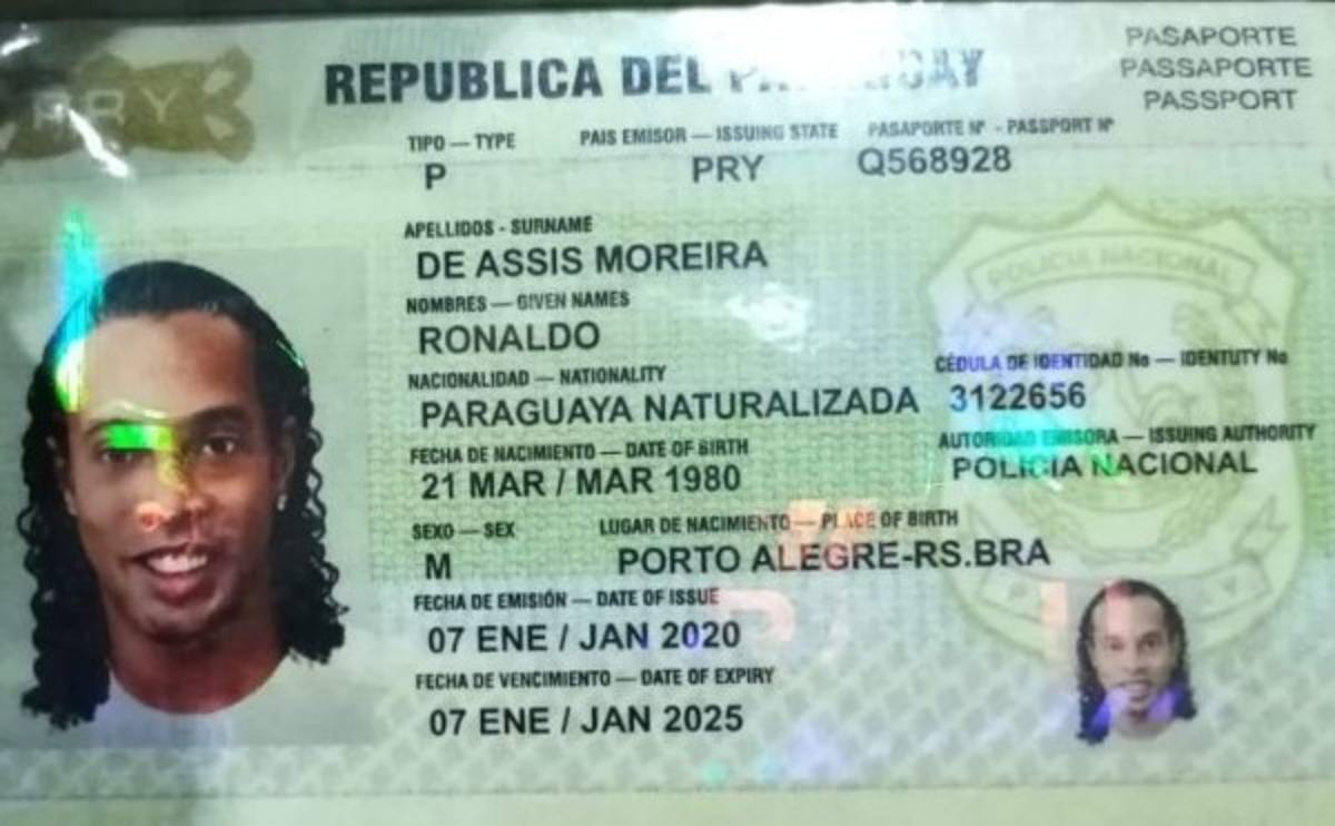 Caso Ronaldinho: Un sospechoso detenido y el motivo por el cual utilizó documentación falsa
