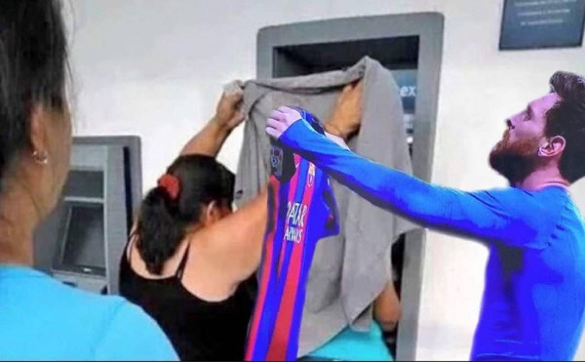 Los memes que siguen sobre Messi y su celebración en el Bernabéu