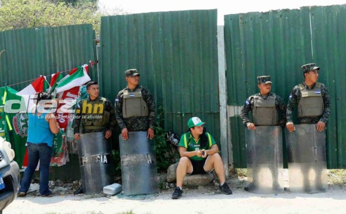 Así militarizan el Yankel previo al clásico sampedrano