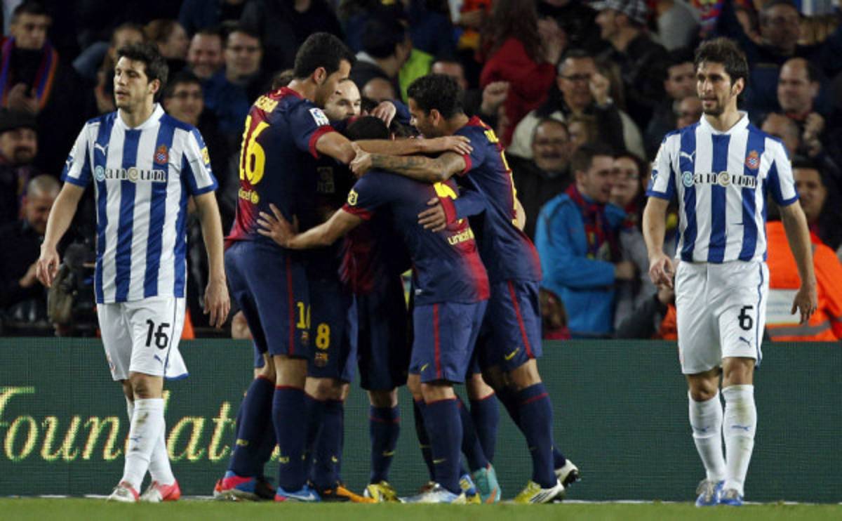 El Barcelona vence con tranquilidad al Espanyol
