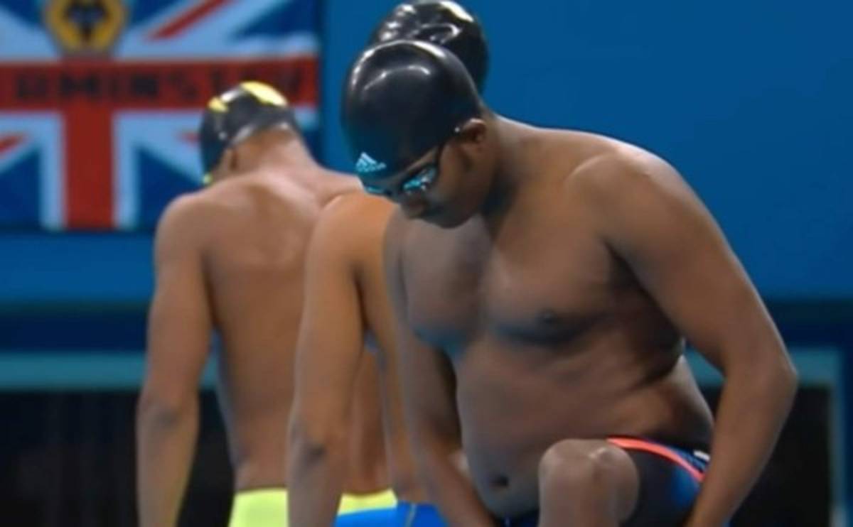 VIDEO: Robel Kiros Habte, el nadador con sobrepeso de las Olimpiadas