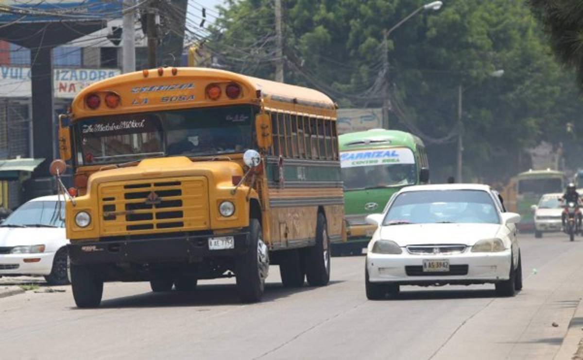 Las primeras rutas de buses interurbanos que volverán a trabajar en Honduras