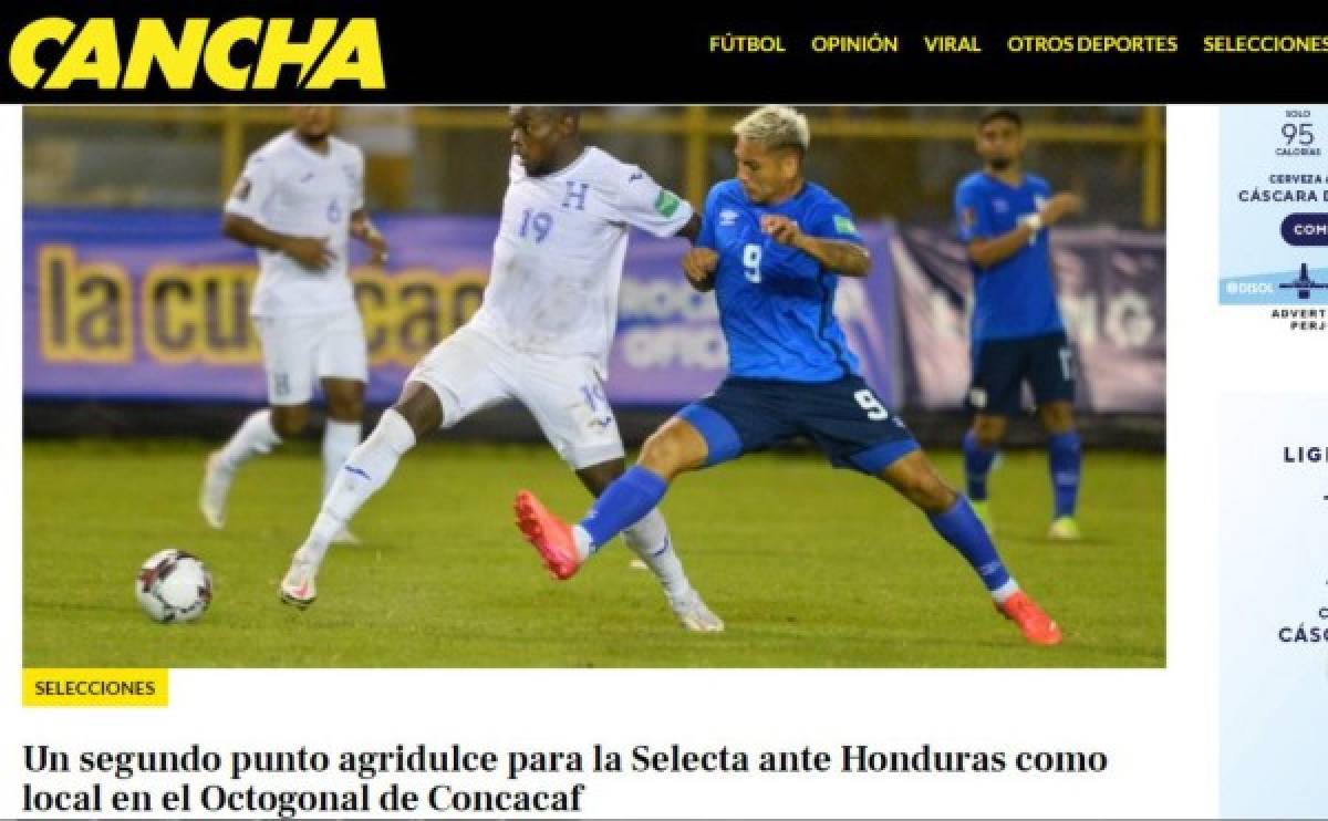 Lo que dice la prensa tras empate de Honduras y El Salvador; Faitelson destroza a Costa Rica y salvadoreños en pánico