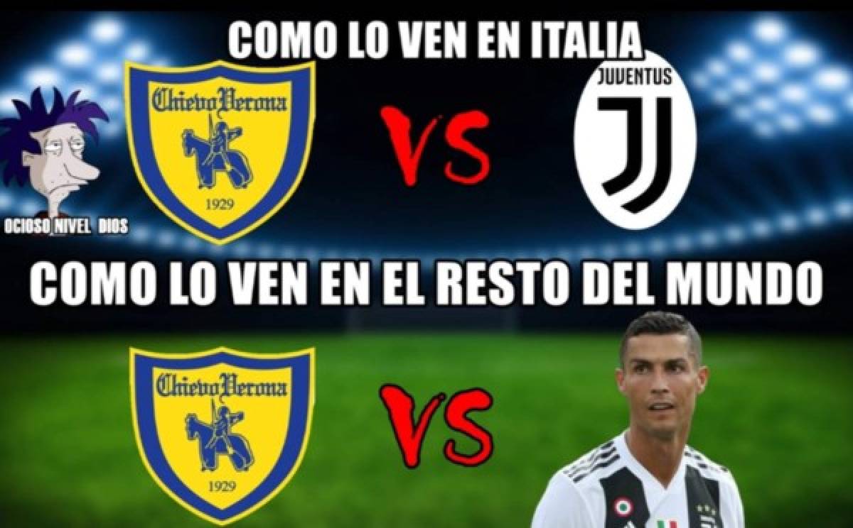 Los mejores memes del debut de Cristiano Ronaldo en Italia con la Juventus