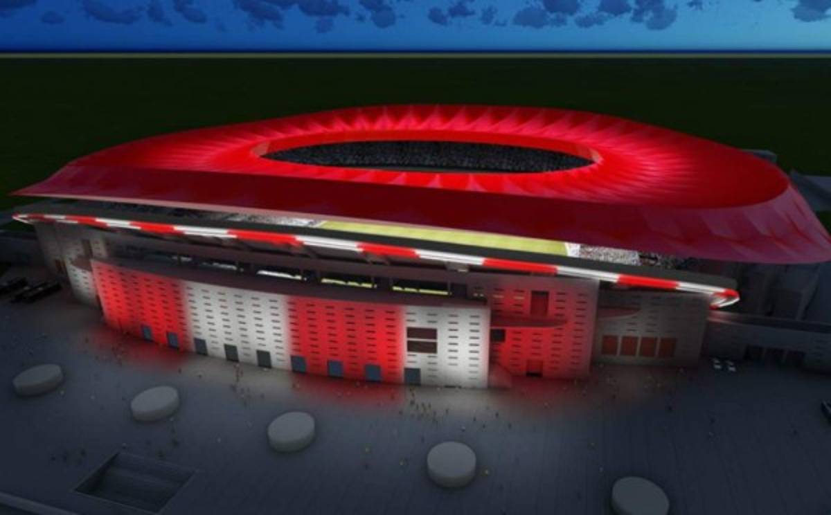 Así será el espectacular nuevo estadio del Atlético de Madrid en 2017
