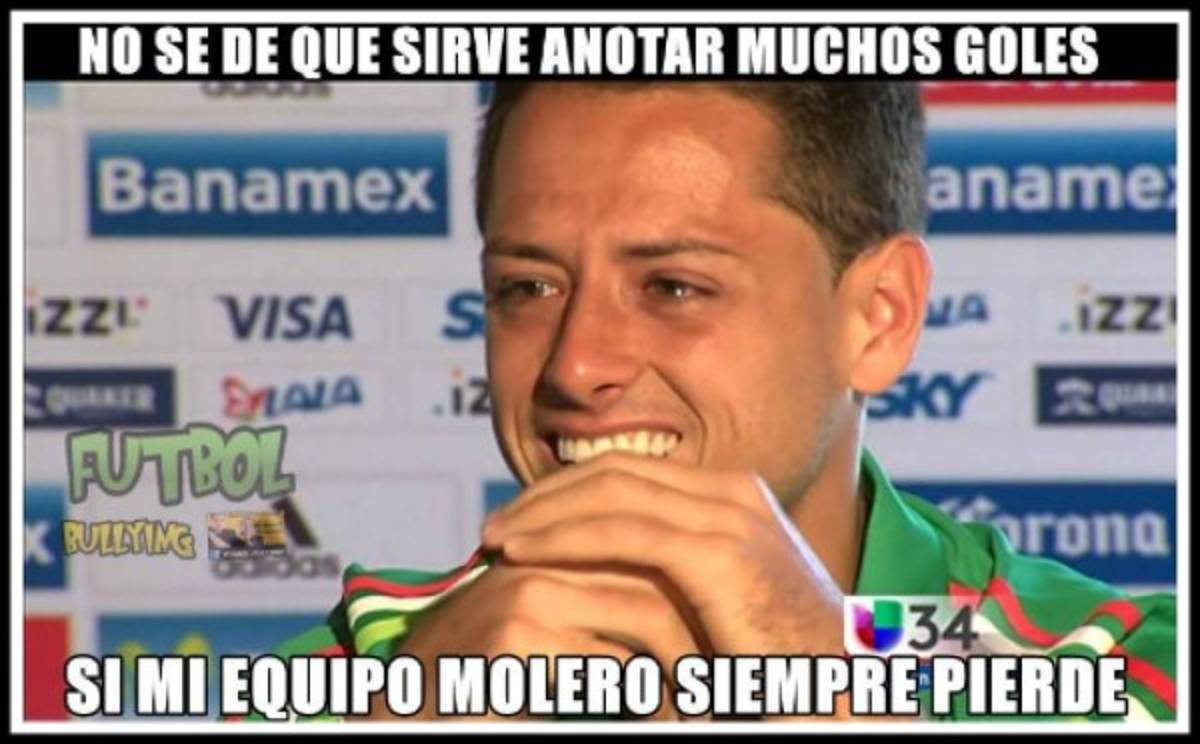 Chicharito Hernández brilla con sus goles y arrasa con los memes