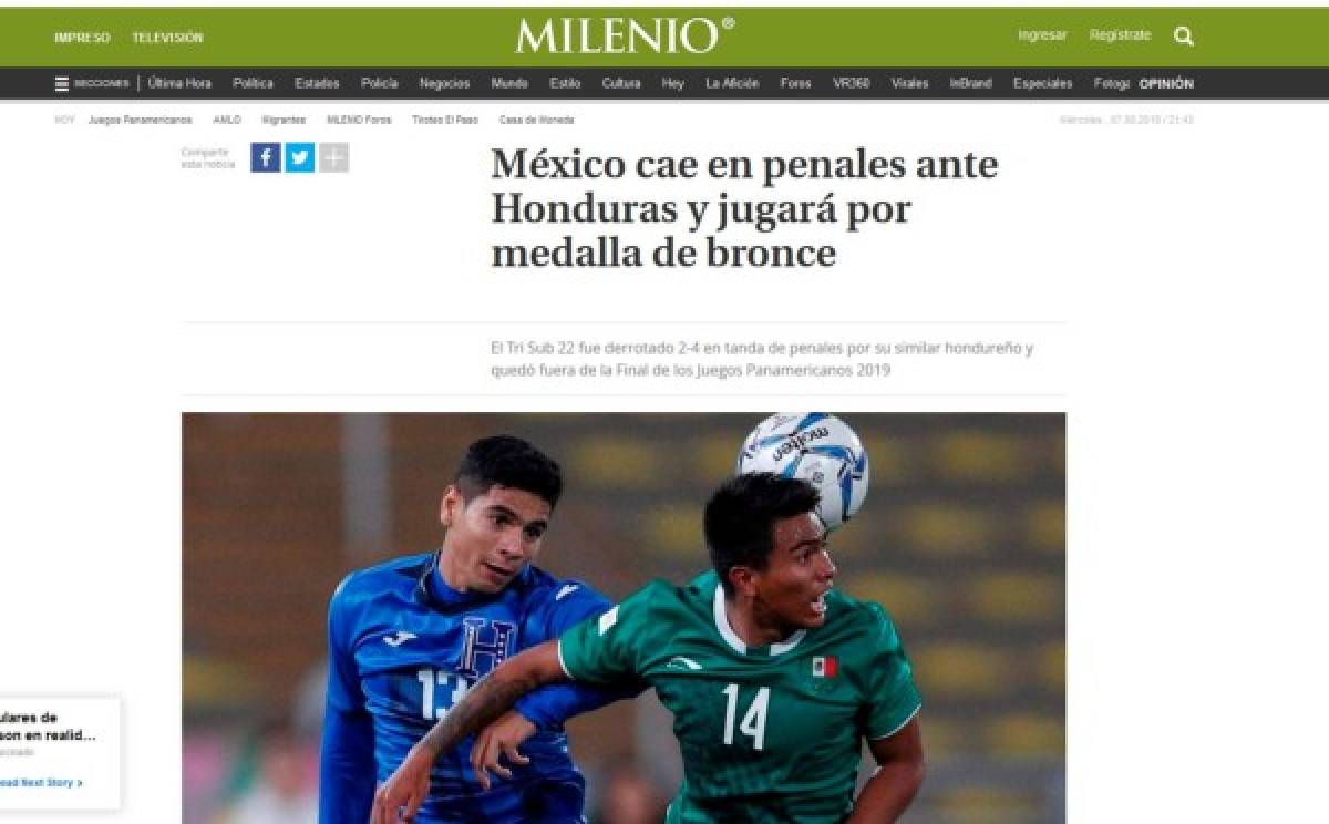 Prensa internacional ataca a México tras caer ante Honduras: 'Tricolor de tercera'