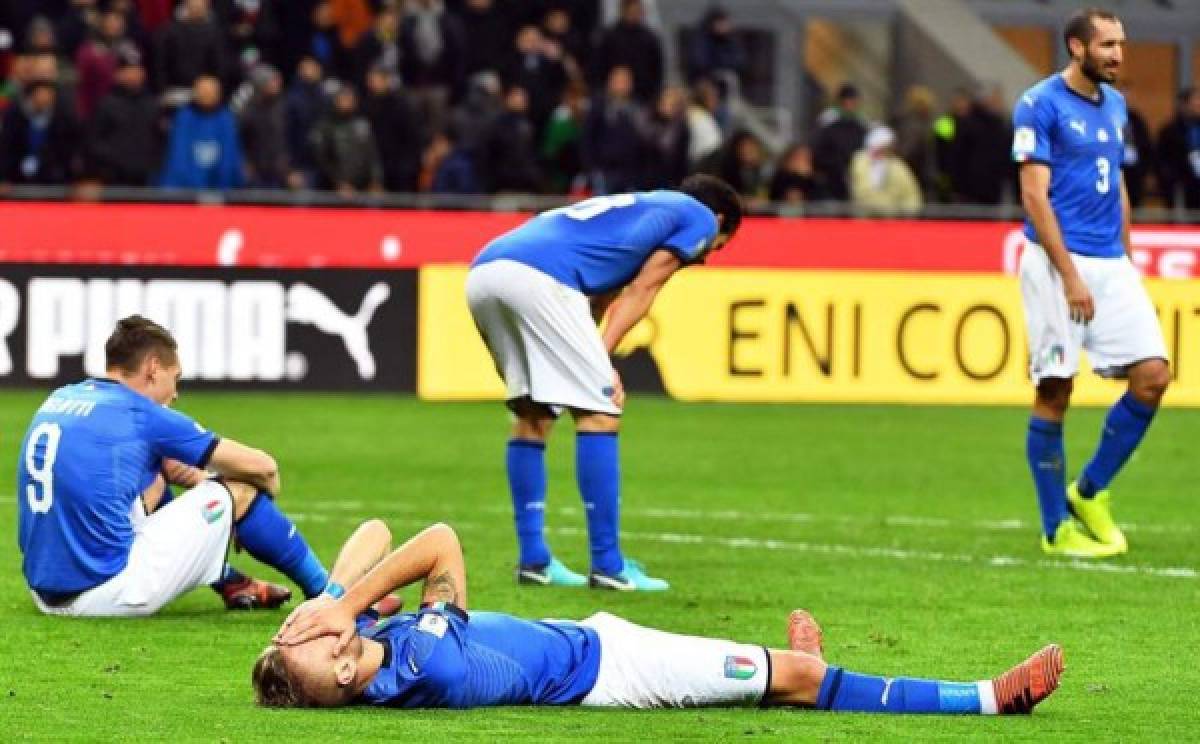 Las desgarradoras imágenes de Italia y Buffon y la negativa de De Rossi para jugar