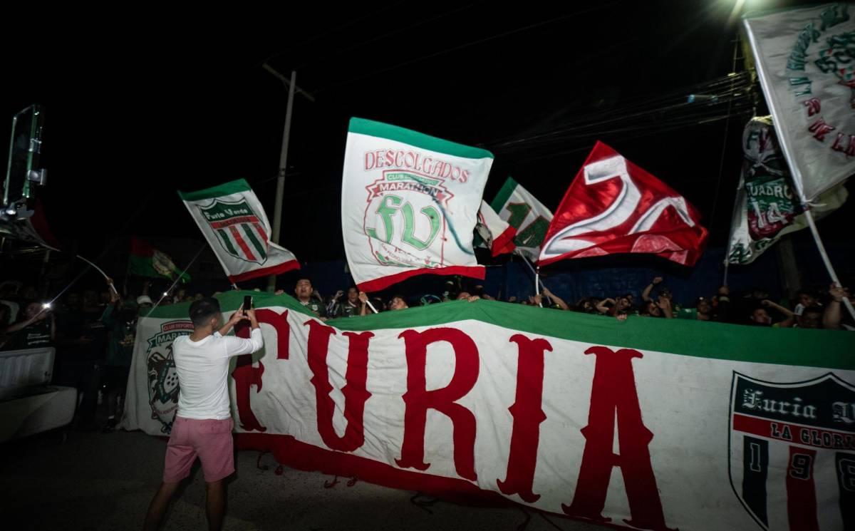 Banderazo del Marathón antes de la final contra Olimpia: La cara de Lavallén, la alegría del Chelito y lo que hacía Messiniti