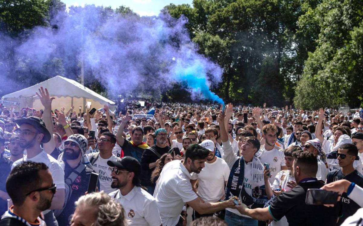 Ambientazo en París por la gran final de la Champions League; los ‘recaditos’ de la afición del Real Madrid para Mbappé