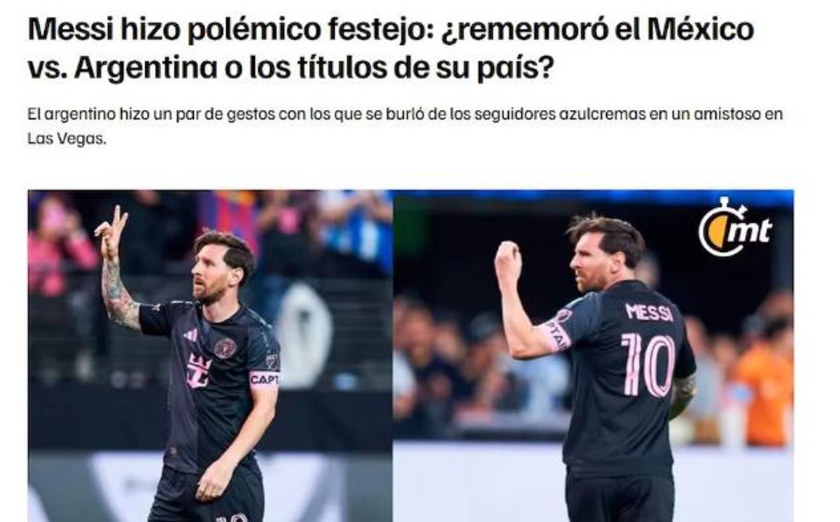 ¿Qué dijo Faitelson? Prensa mexicana reacciona por el gesto de Messi: “Se burla de la afición...”