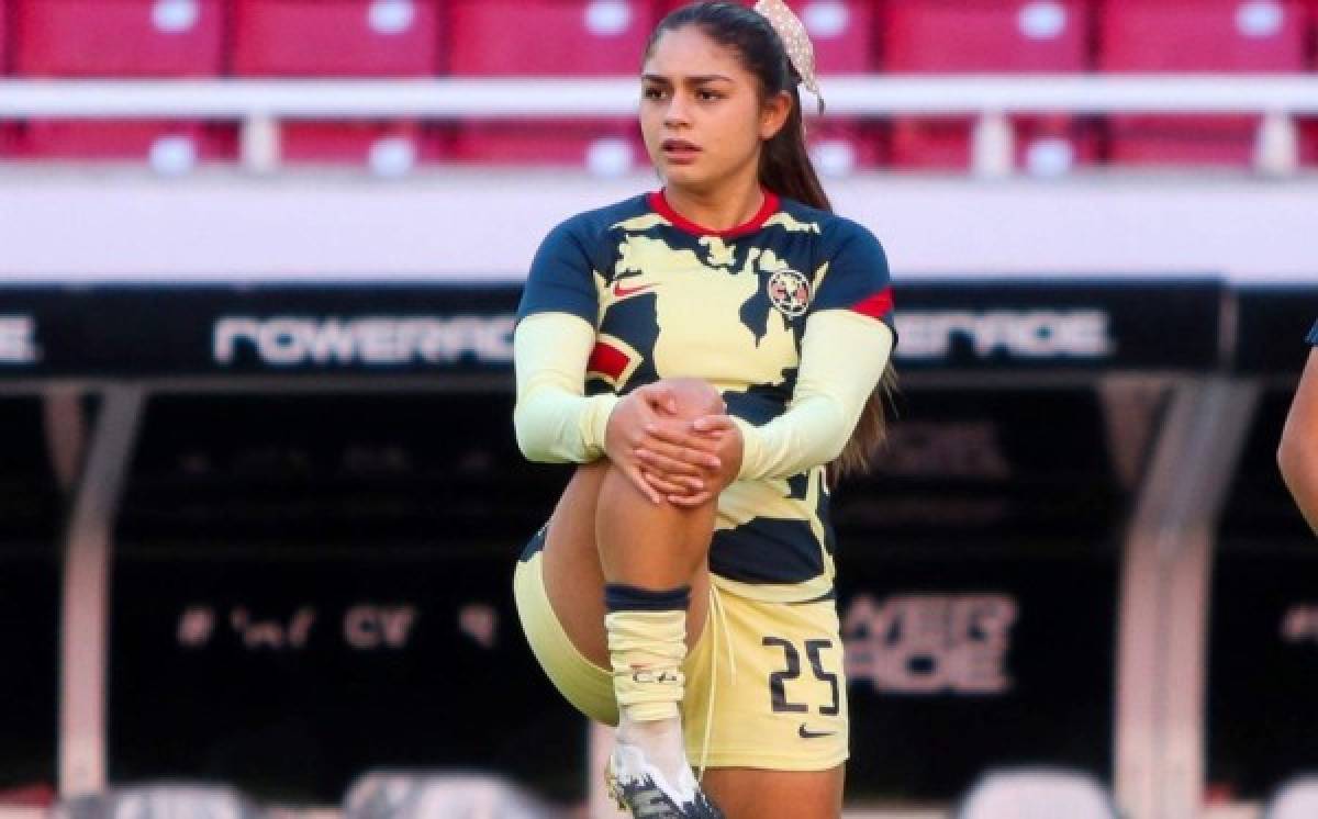 Jana Gutiérrez, la bella jugadora del América que es criticada en México por sus videos en Tik Tok