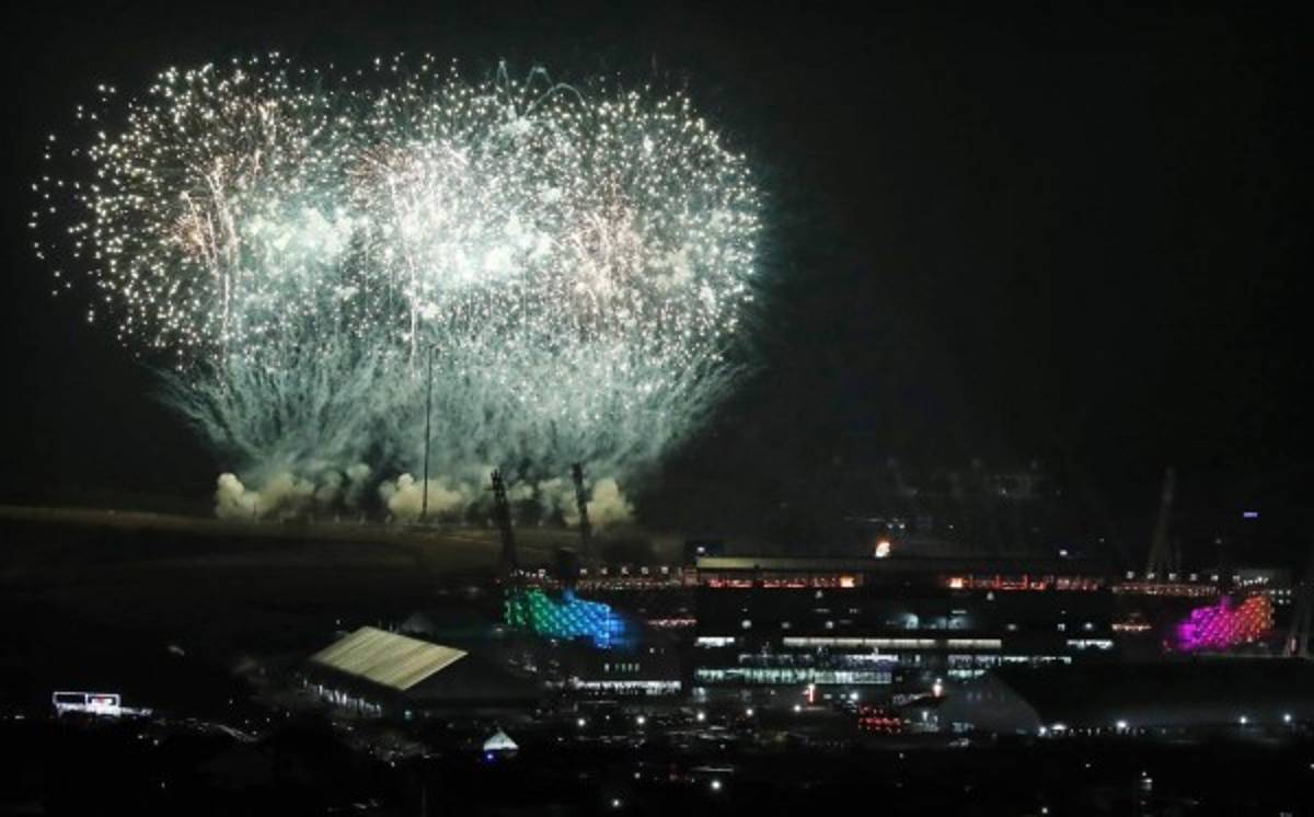 Las mejores imágenes de la ceremonia de clausura de los Juegos Olímpicos de Invierno