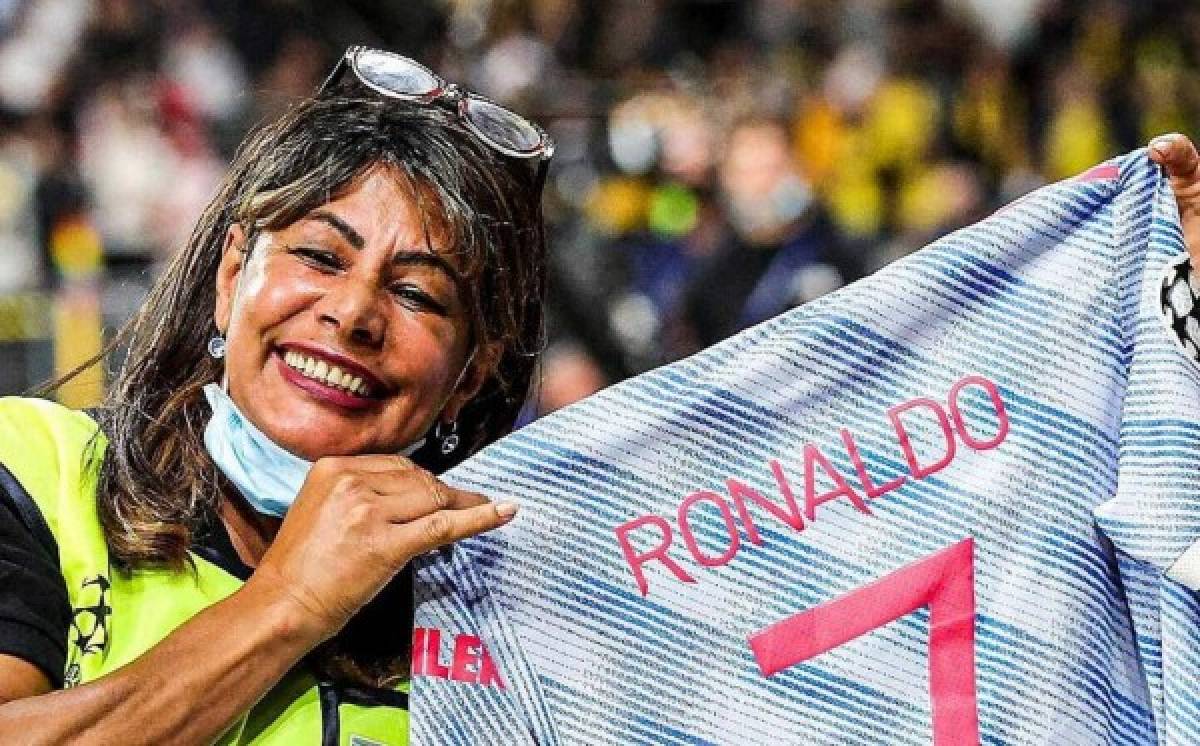 Habló la mujer que quedó noqueada por un pelotazo de Cristiano Ronaldo y revela un viejo cruce: ''Me insultó''