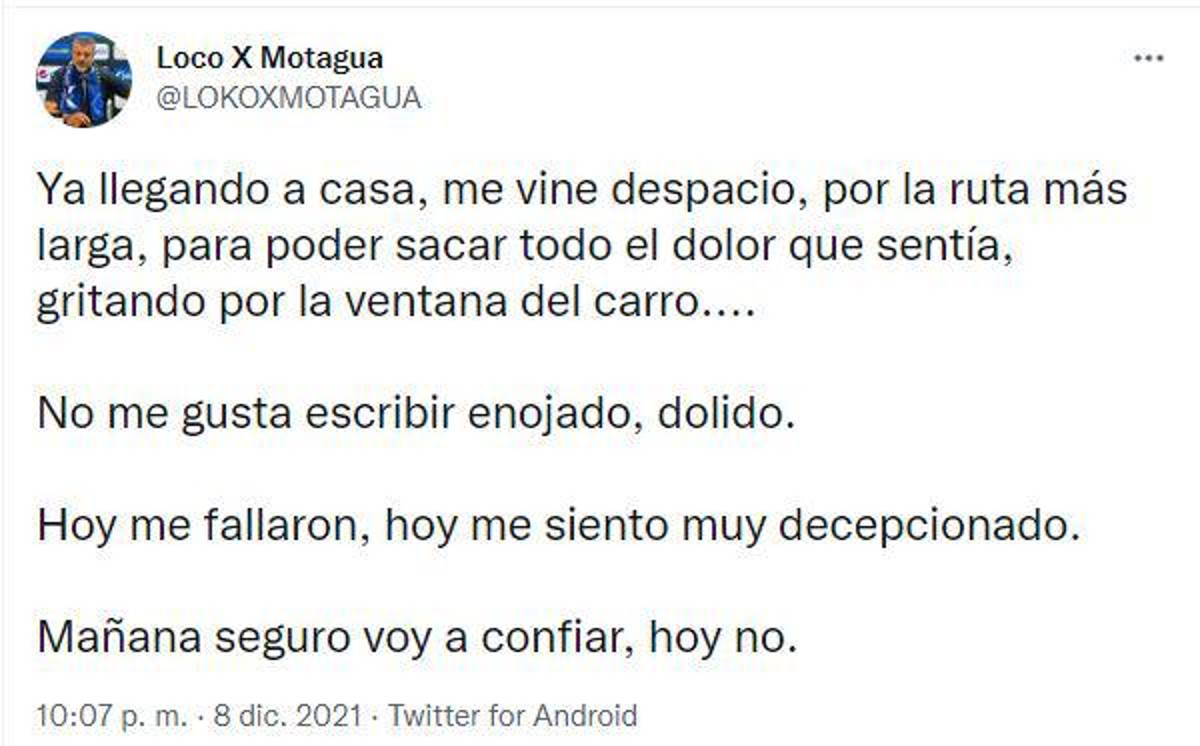 Lo que dicen en redes sobre la derrota de Motagua ante Comunicaciones: “Esta afición no merece estos jugadores”