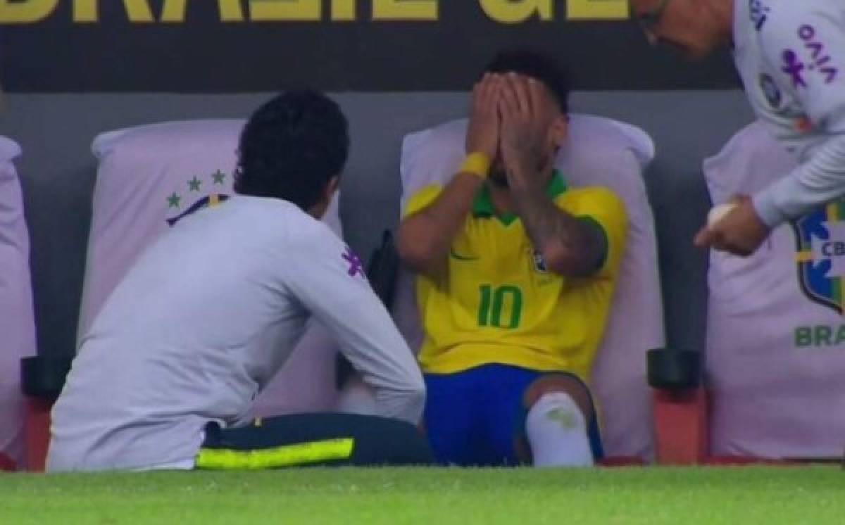 FOTOS: Así fue el drama que vivió Neymar tras su ruptura de ligamentos en el tobillo