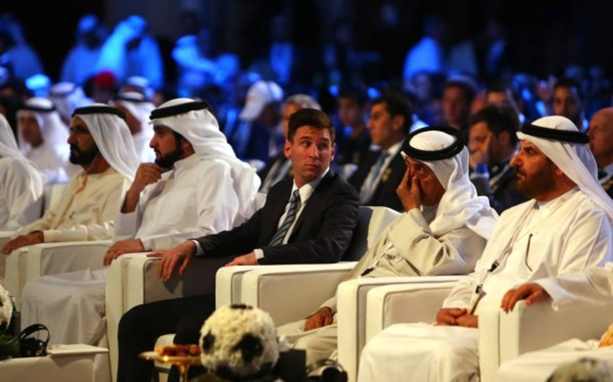 FOTOS: Así la pasó Messi en la gala del Globe Soccer Awards en Dubai
