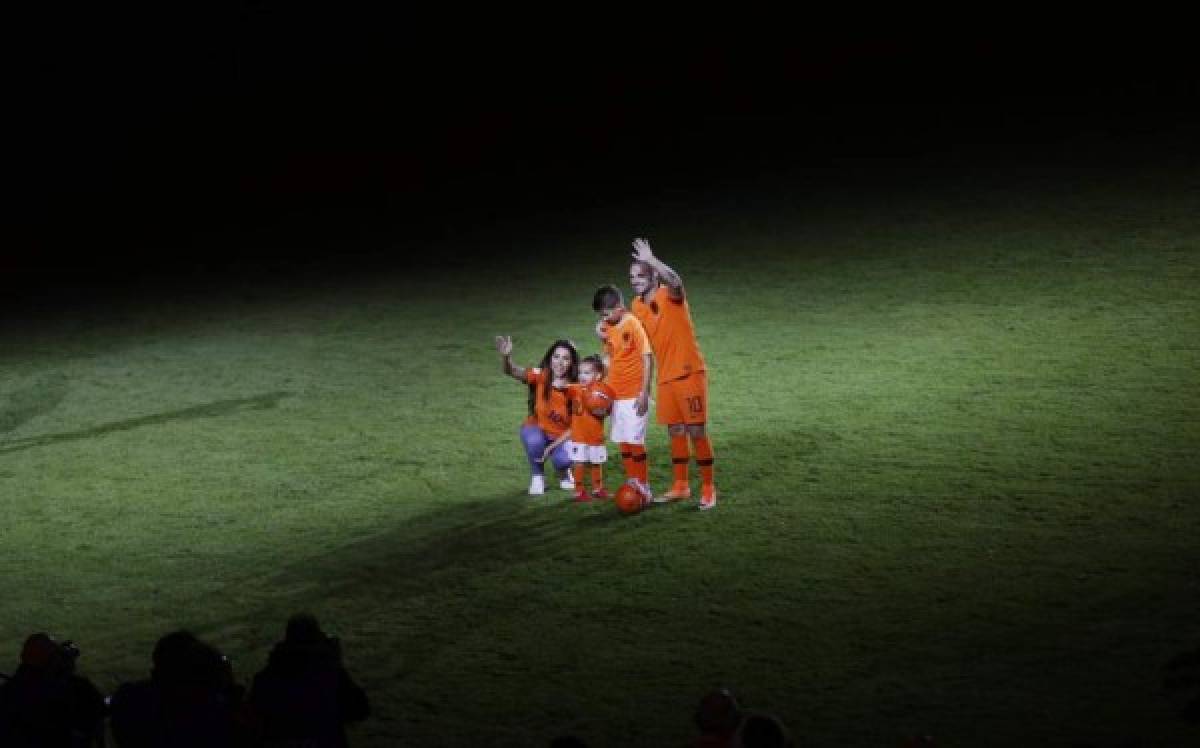 En fotos: Así fue último partido de Wesley Sneijder con la selección de Holanda