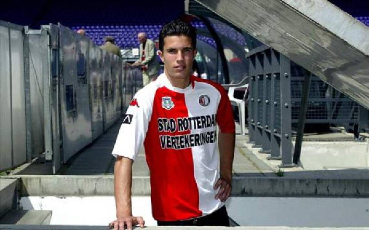 Van Persie en sus inicios en el Feyenoord.