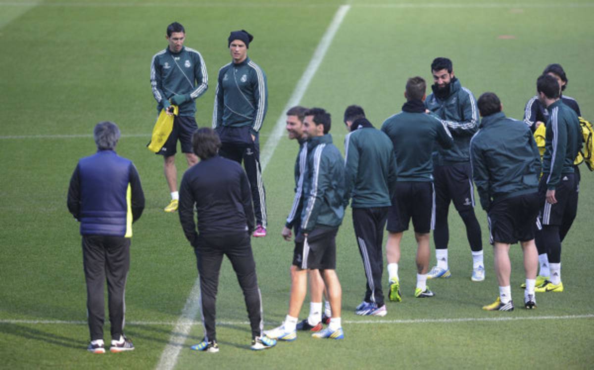 El Real Madrid se entrenó en el estadio del Manchester City