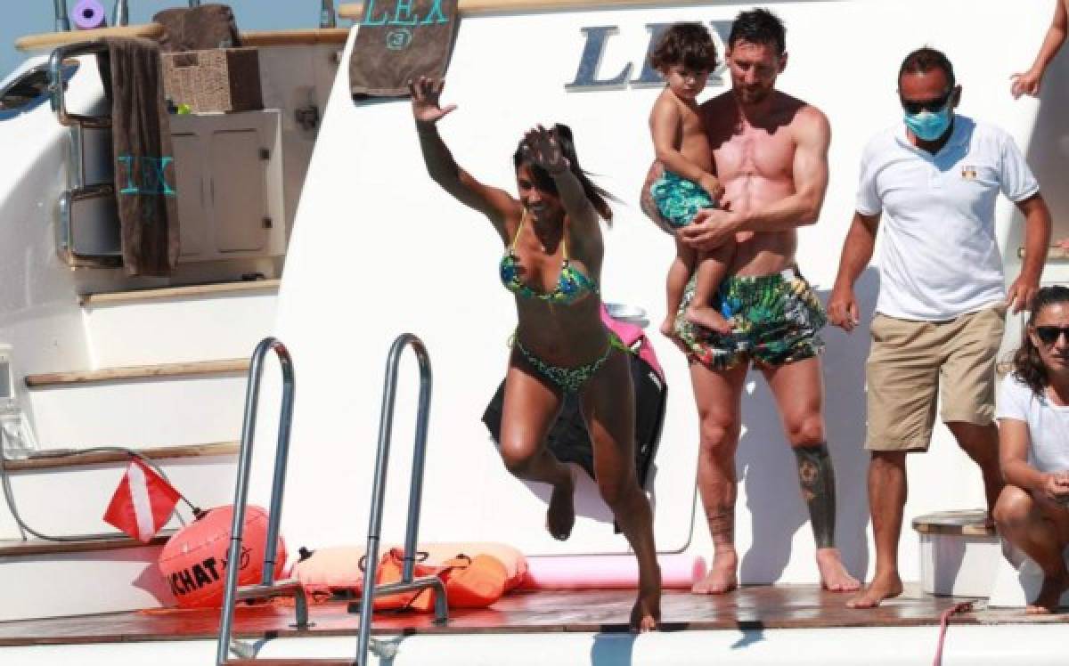 Como todo un rey: Así disfruta Messi de sus vacaciones en Ibiza, Antonela Roccuzzo deslumbra