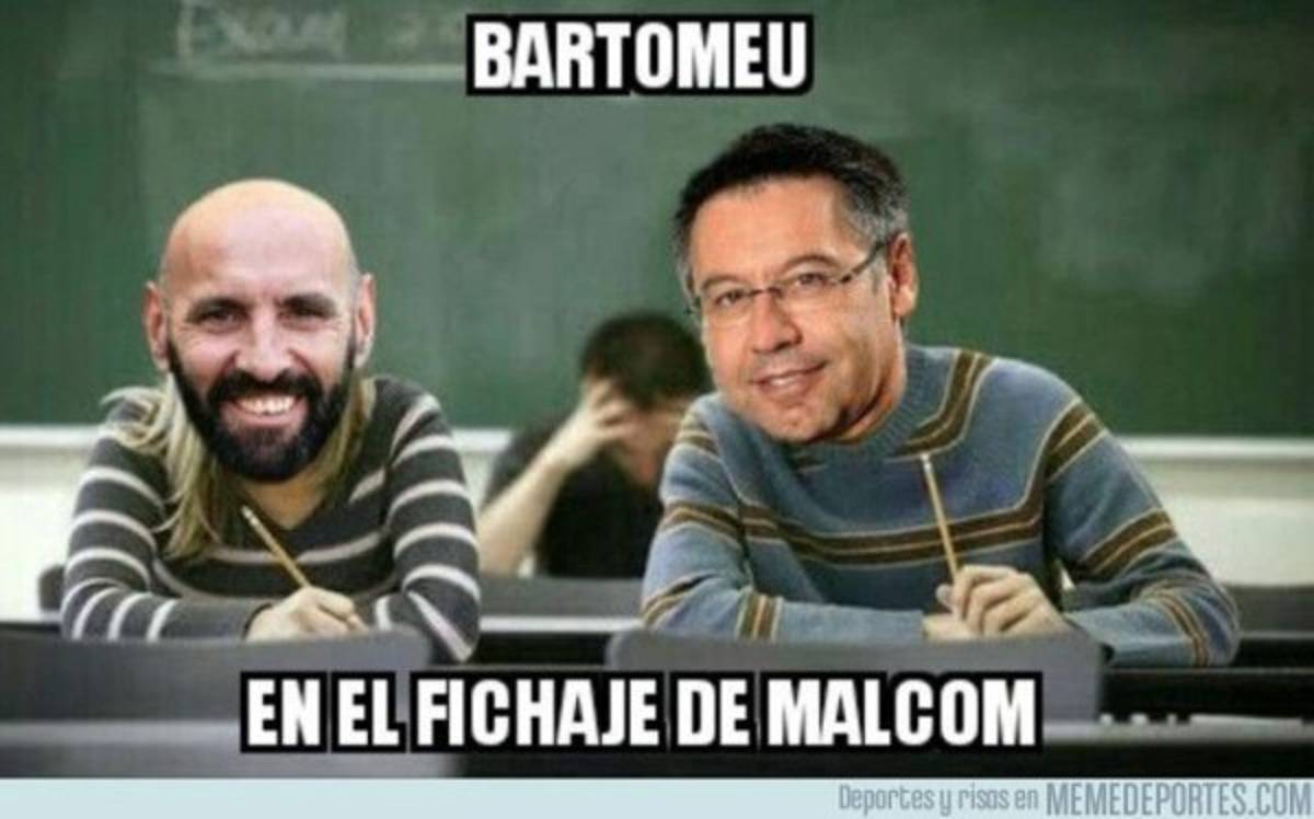 ¡Crueles! Malcom y los tremendos memes del 'robo' del Barcelona a la Roma