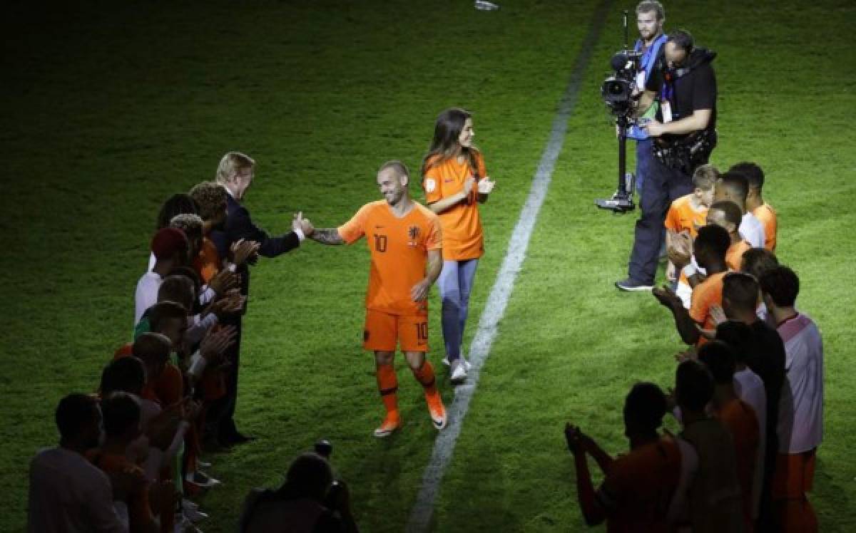 En fotos: Así fue último partido de Wesley Sneijder con la selección de Holanda