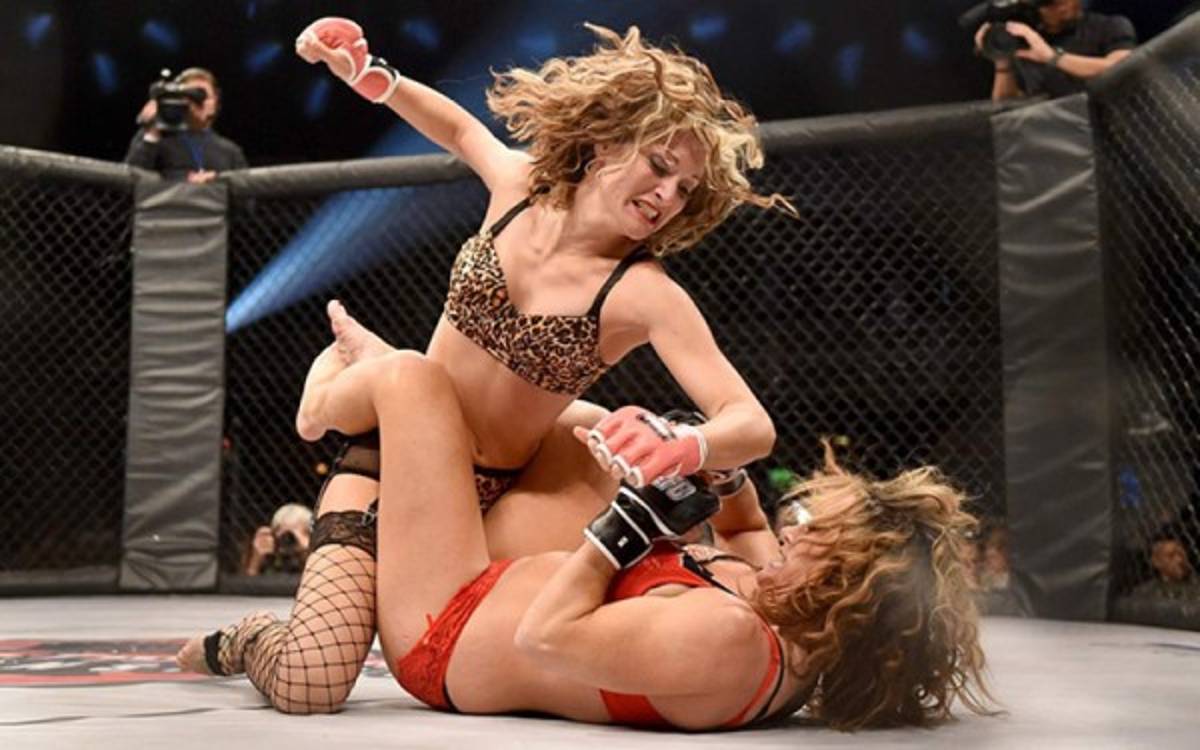 En lencería fina: Así de atrevidas son las peleas en la Lingerie FC