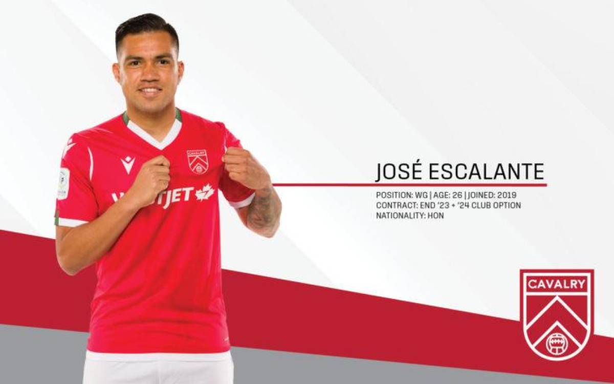 El hondureño José Escalante renueva por dos años más con el Cavalry FC de la Premier League de Canadá