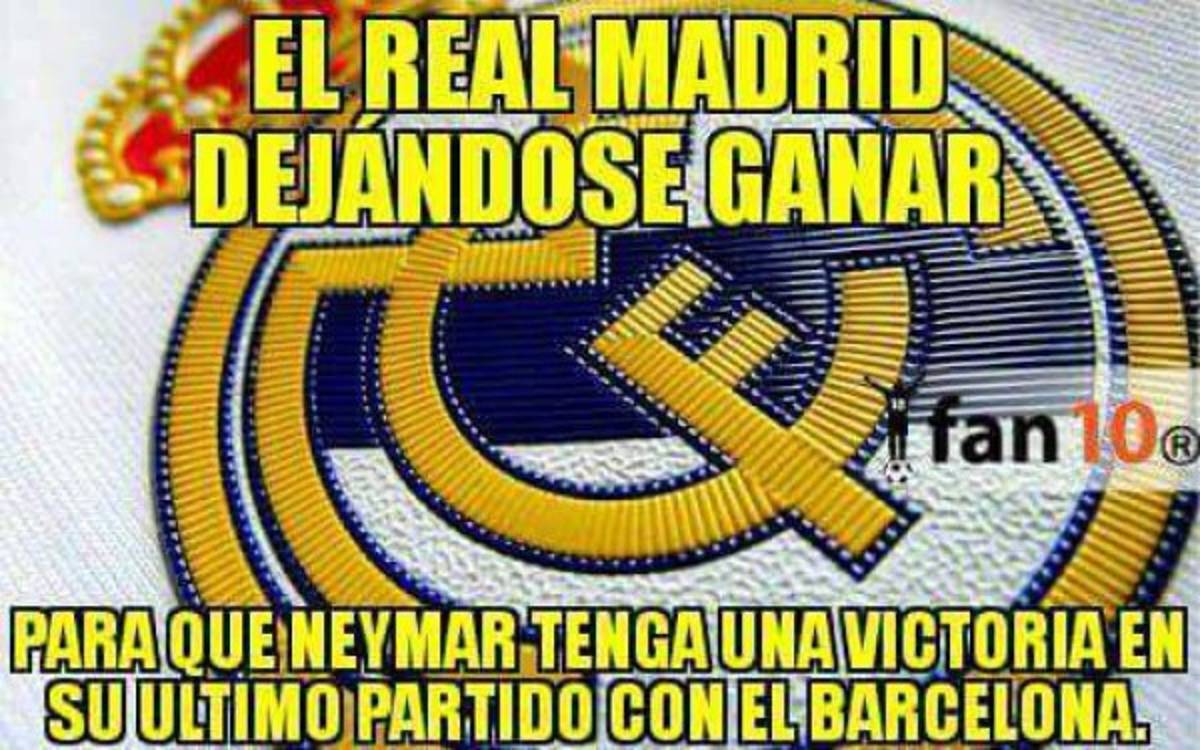 Terribles memes contra Neymar dejó el triunfo del Barcelona ante Real Madrid