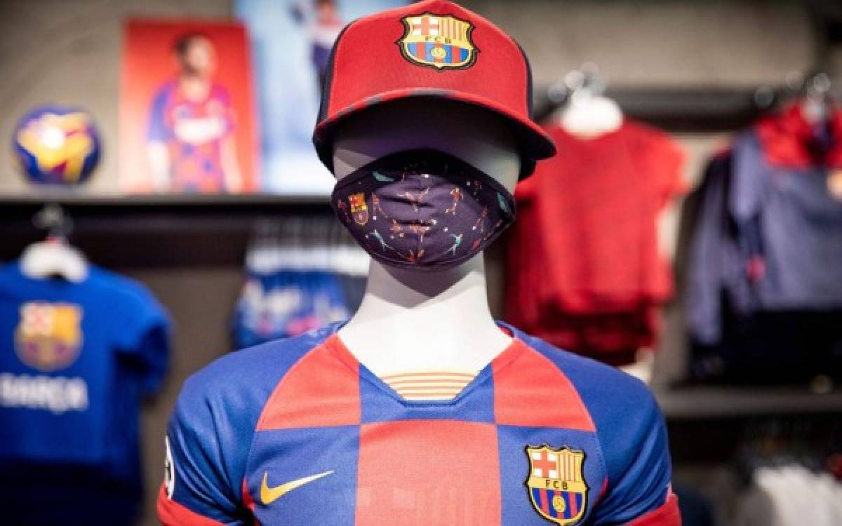 Barcelona: La trenza de Griezmann y las mascarillas que pusieron a la venta para evitar el COVID-19