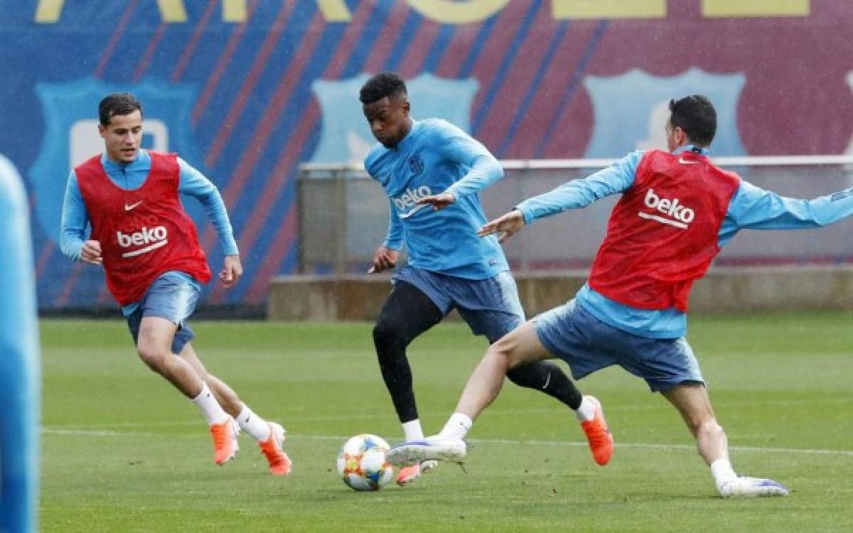 El gesto de Messi, la broma de Piqué y la soledad de Cillessen: Así fue el último entrenamiento del Barcelona