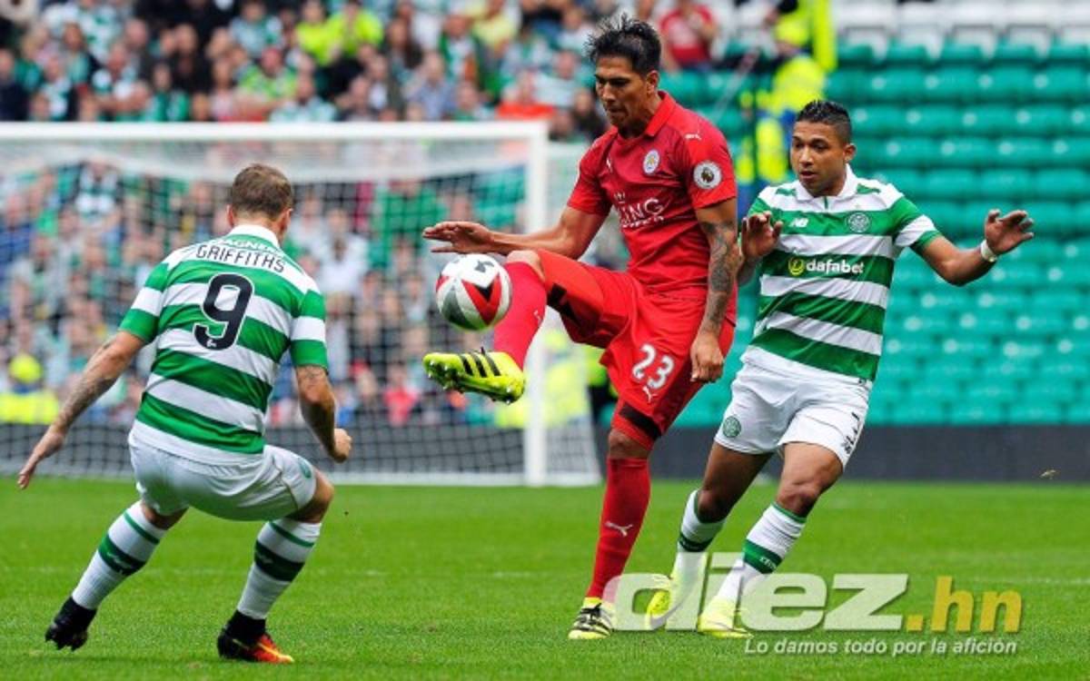 El hondureño Emilio Izaguirre y sus mejores acciones frente al campeón de la Premier