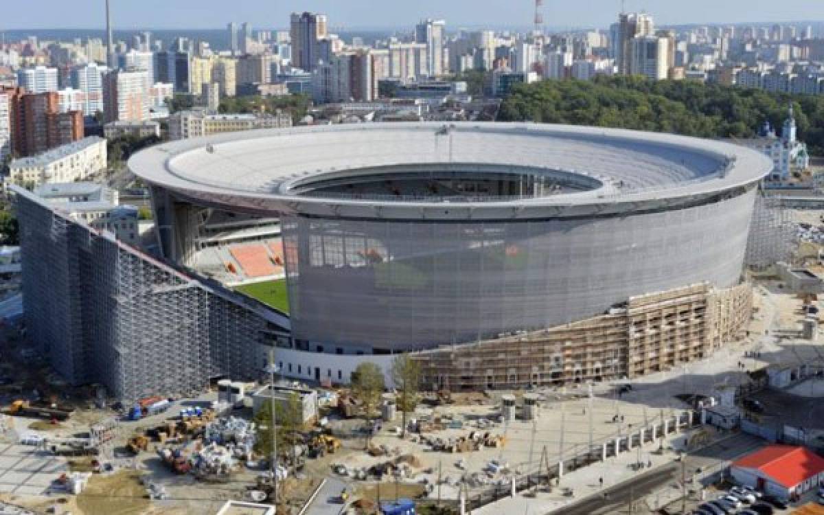 ¡Maravilloso! Se inauguró el Ekaterimburgo Arena, el estadio más raro del Mundial de Rusia
