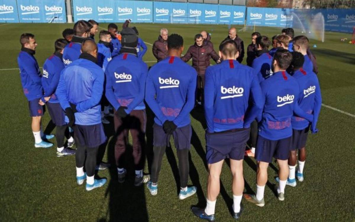 Barcelona: Sorpresa en el entrenamiento con Valverde en el centro de la tormenta