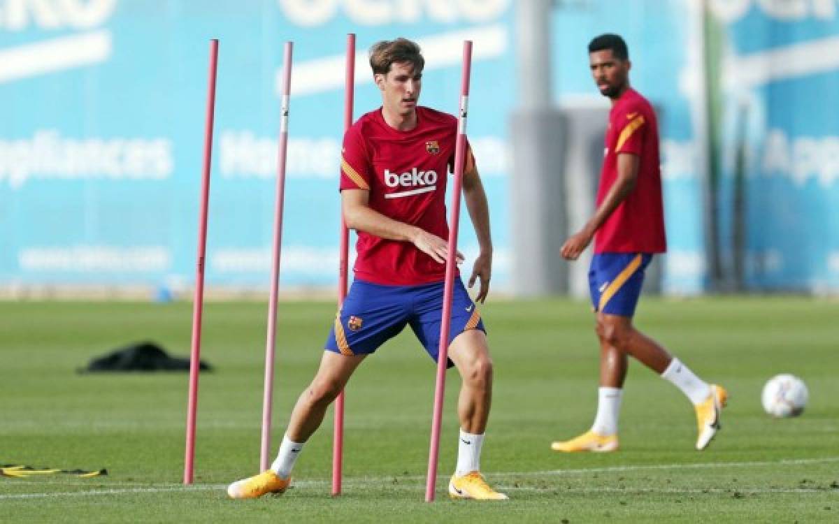 Con una novedad y a todo vapor: Así fue el entrenamiento del Barcelona con el regreso de Messi