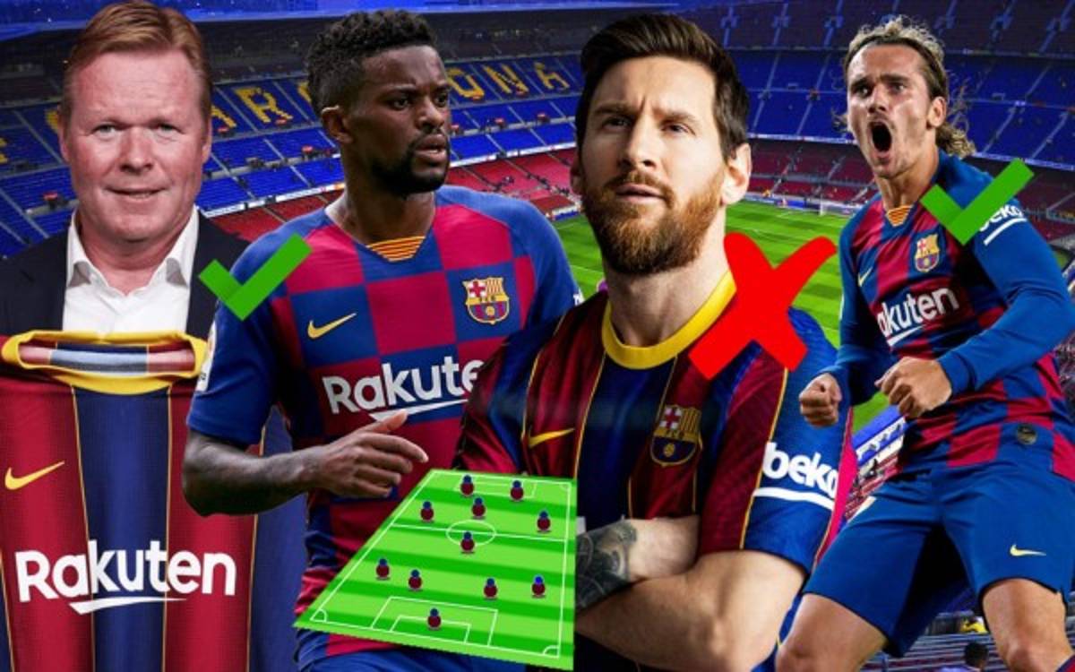 Revolución en el 11 titular del Barcelona sin Messi: El sustituto del '10', el nuevo capitán y tridente matón